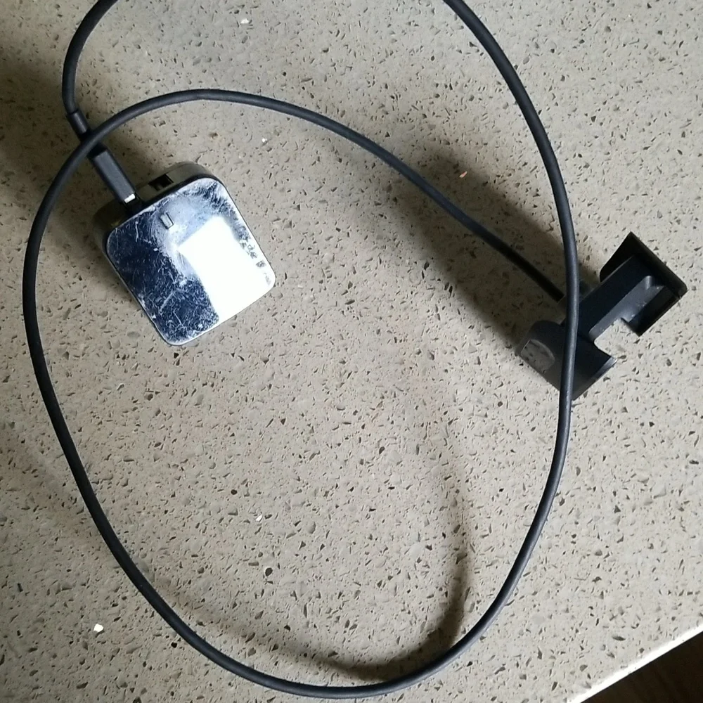 Versa watchface band and charger rosegold EUC